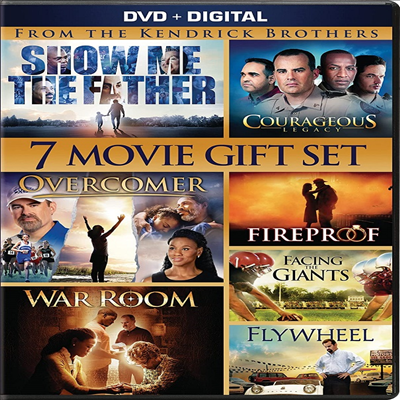 Courageous / Facing The Giants / Fireproof / Flywheel / Overcomer / Show Me The Father / War Room (용기와 구원)(지역코드1)(한글자막)(DVD)
