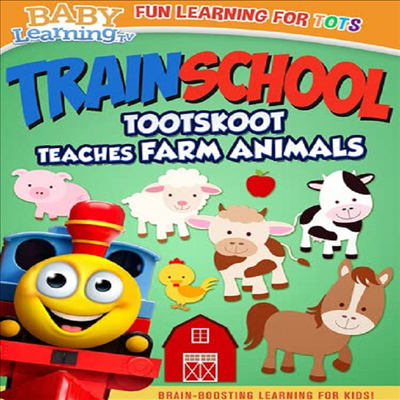 Train School: TootSkoot Teaches Farm Animals (트레인 스쿨: 툿스쿠트는 농장 동물들을 가르칩니다)(지역코드1)(한글무자막)(DVD)