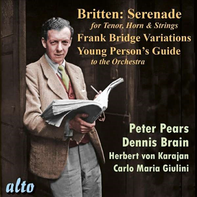 브리튼 : 테너, 호른, 현을 위한 세레나데 (Britten: Serenade for tenor, horn & strings)(CD) - Peter Pears