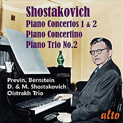 쇼스타코비치: 피아노 협주곡 1, 2번, 피아노 삼중주 2번 (Shostakovich: Piano Concerto No.1 & 2, Piano Trio No.2)(CD) - Leonard Bernstein