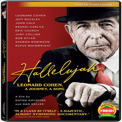 Hallelujah: Leonard Cohen, A Journey, A Song (할렐루아:레너드 코헨, 어 저니, 어 송) (2021)(지역코드1)(한글무자막)(DVD)(DVD-R)