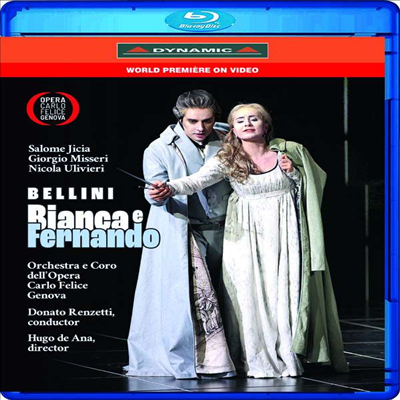 벨리니: 오페라 &#39;비안카와 페르난도&#39; (Bellini: Opera &#39;Bianca e Fernando) (한글자막)(Blu-ray) (2022) - Donato Renzetti