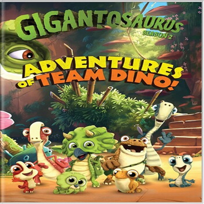 Gigantosaurus S2 - Adventures Of Team Dino (기간토사우루스)(지역코드1)(한글무자막)(DVD)