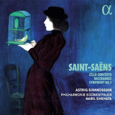 생상스: 첼로 협주곡 1번 &amp; 교향곡 1번 (Saint-Saens: Cello Concerto No,1 &amp; Symphony No.!)(CD) - Astrig Siranossian