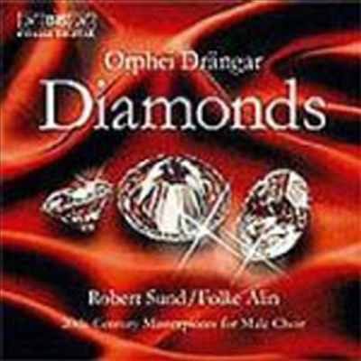 다이아몬드 - 20세기 남성 합창곡집 (Diamonds - 20th-Century Masterpieces for Male Choir)(CD) - Orphei Drangar
