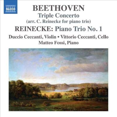 베토벤: 삼중 협주곡 - 라이네케 피아노 편곡반 (Beethoven: Triple Concerto arr. Reinecke for piano trio)(CD) - Matteo Fossi