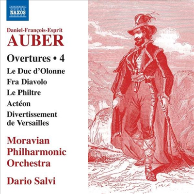 오베르: 서곡 4집 (Auber: Overtures Vol.4)(CD) - Dario Salvi