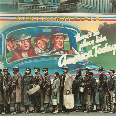 Curtis Mayfield - There&#39;s No Place Like America (Blue LP)