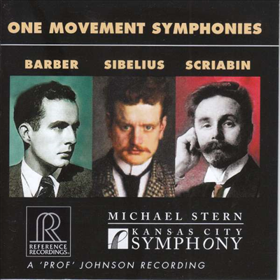 원 무브먼트 심포니스 - 바버, 스크라빈 & 시벨리우스 (One Movement Symphonies - Barber, Sibelius & Scriabin)(CD) - Michael Stern