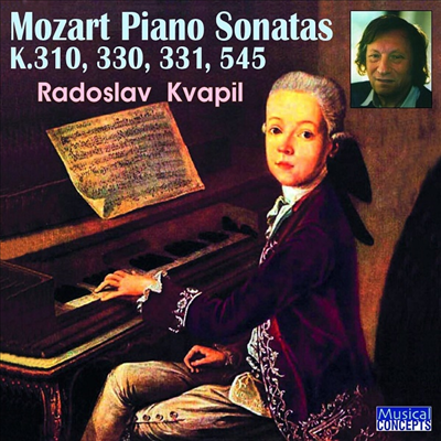 모차르트: 피아노 소나타 8, 10, 11 & 15 (Mozart: Piano Sonatas Nos. 8, 10, 11 & 15)(CD) - Radoslav Kvapil