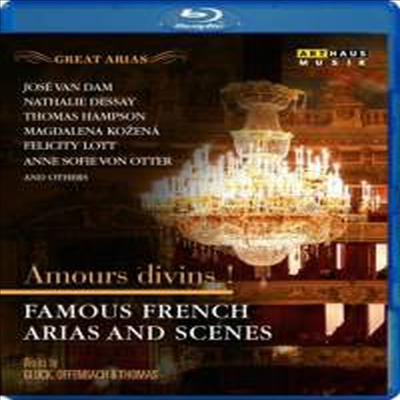 유명 프랑스 오페라 아리아와 장면들 - 사랑을 주소서 (Amours divins! - Famous French Arias &amp; Scenes) (Blu-ray) (2016) - 여러 아티스트