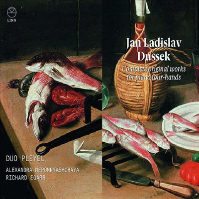 뒤섹: 네 손을 위한 피아노 작품 전집 (Dussek: Complete Original Works For Piano Four-Hands)(CD) - Duo Pleyel