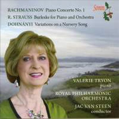 라흐마니노프: 피아노 협주곡 1번 & 도흐나니: 동요를 주제로한 변주곡 (Rachmaninov: Piano Concerto No.1 & Dohnanyi: Variations On A Nursery Tune, Op. 25)(CD) - Valerie Tryon