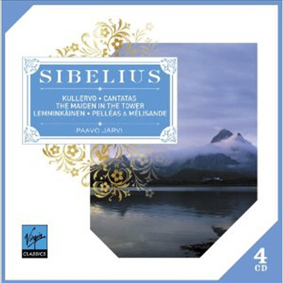 시벨리우스: 작품집 (Sibelius: Kullervo, Cantatas, Maiden In The Tower) (4CD Boxset)(CD) - Paavo Jarvi