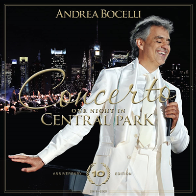 안드레아 보첼리 - 센트럴 파크 콘서트 2011 (Andrea Bocelli: Concerto: One Night In Central Park) (Remastered)(10th Anniversary Edition)(Ltd)(CD+DVD) - Andrea Bocelli