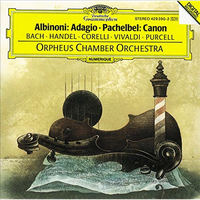 알비노니 : 아다지오 & 파헬벨 : 캐논 (Albinoni : Adagio & Pachelbel : Canon)(CD) - Orpheus Chamber Orchestra