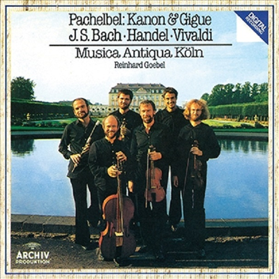 파헬벨 : 캐논과 지그, 핸델, 비발디 : 두 대의 바이올린 소나타 (Pachelbel : Canon & Gigue, Handel, Vivaldi : Sonata For 2 Violins) (일본 타워레코드 독점 한정반)(CD) - Musica Antiqua Koln