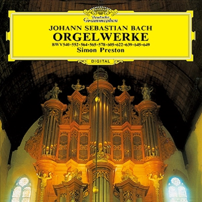 바흐: 오르간 작품집 (Bach: Organ Works) (일본 타워레코드 독점 한정반)(CD) - Simon Preston