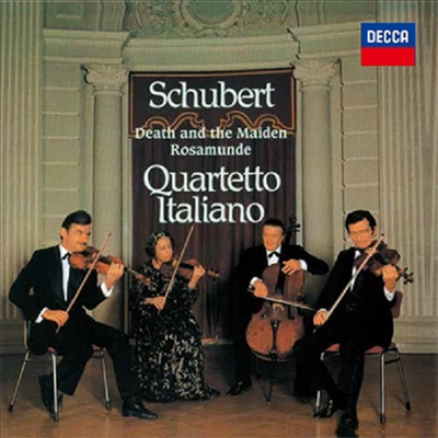 슈베르트: 현악 사중주 &#39;죽음과 소녀&#39;, &#39;로자문데&#39; (Schubert: String Quartet &#39;Death and the Maiden&#39; &amp; &#39;Rosamunde&#39;) (일본 타워레코드 독점 한정반)(CD) - Quartetto Italiano