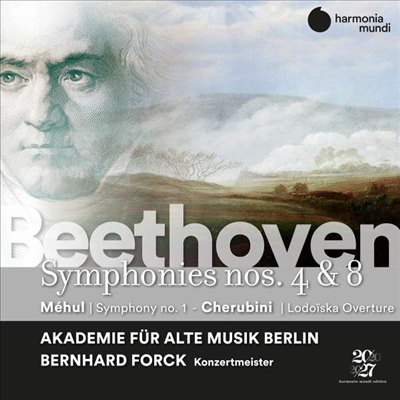 베토벤: 교향곡 4, 8 번 & 메월: 교향곡 1번 (Beethoven: Symphonies Nos.4, 8 & Mehul: Symphony No.1) (2CD) - Bernhard Forck