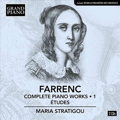 파랑크: 피아노 작품 1집 - 연습곡 (Farrenc: Complete Piano Works, Vol.1 Etudes) (2CD) - Maria Stratigou