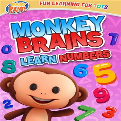 MonkeyBrains: Learn Numbers (멍키브레인스: 숫자 배우기)(지역코드1)(한글무자막)(DVD)