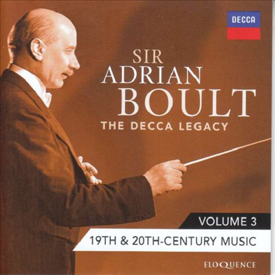 에이드리언 볼트 - 데카 레코딩 (Adrian Boult - Decca Legacy Vol.3) (Ltd)(16CD Boxset) - Adrian Boult