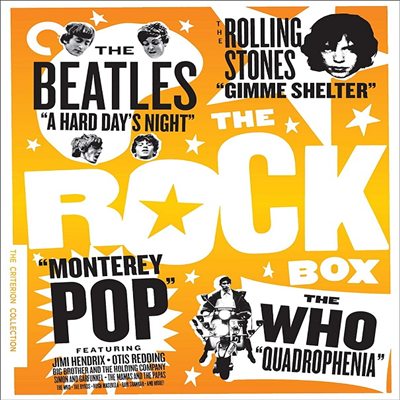 A Hard Day&#39;s Night / Monterey Pop / Quadrophenia / Gimme Shelter (The Criterion Collection) (비틀즈: 하드 데이즈 나이트)(한글무자막)(Blu-ray)