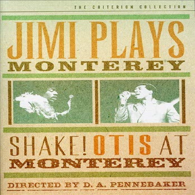 Jimi Plays Monterey (1986) / Shake! Otis At Monterey (1987) (The Criterion Collection) (지미 플레이스 몬터레이 / 쉐이크! 오티스 앳 몬터레이)(지역코드1)(한글무자막)(DVD)