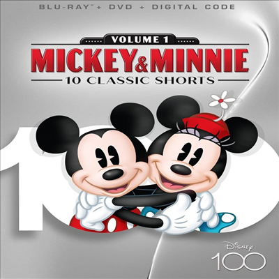 Mickey &amp; Minnie: 10 Classic Shorts - Volume 1 (미키와 미니: 10 클래식 쇼츠) (2023)(한글무자막)(Blu-ray + DVD)