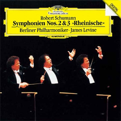 슈만: 교향곡 2, 3번 (Schumann: Symphonien No.2 & 3) (일본 타워레코드 독점 한정반)(CD) - James Levine