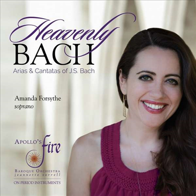 바흐: 소프라노를 위한 칸타타 (Bach: Cantatas Nos.51 & 202)(CD) - Amanda Forsythe