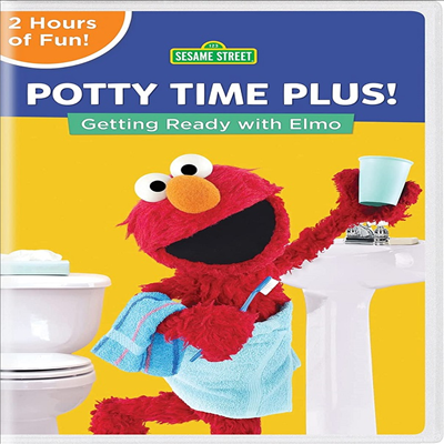 Sesame Street: Potty Time PLUS! Getting Ready With Elmo (세서미 스트리트: 배변 시간 플러스! 엘모와 함께 준비하기)(지역코드1)(한글무자막)(DVD)