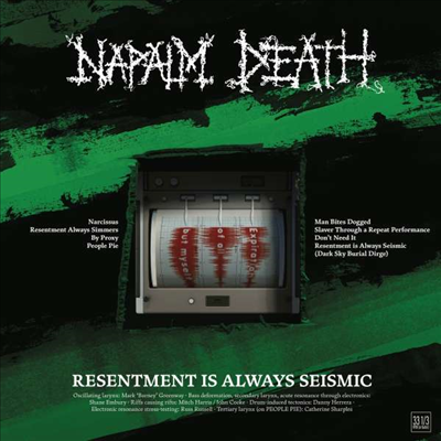 Napalm Death - Resentment Is Always Seismic - A Final Throw Of (180g LP)