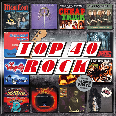 Various Artists - Top 40 Rock (Ltd)(Colored LP)