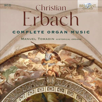 에르바흐: 오르간 작품 전집 (Erbach: Complete Organ Music) (9CD Boxset) - Manuel Tomadin