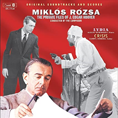 Miklos Rozsa - The Private Files Of J. Edgar Hoover (Also Includes Lydia And Crisis) (Soundtrack)(CD)