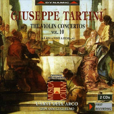 타르티니: 바이올린 협주곡 10집 (Tartini: Violin Concertos Vol.10) (2CD) - Giovanni Guglielmo