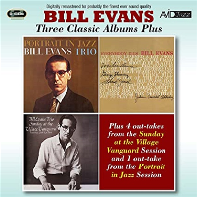 Bill Evans - Three Classic Albums Plus (Remastered)(Bonus Tracks)(3 On 2CD)