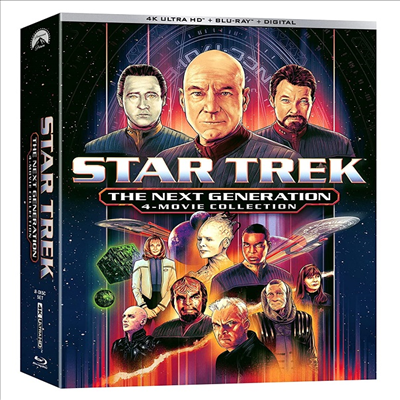 Star Trek: The Next Generation - 4-Movie Collection (스타 트렉: 넥스트 제너레이션 - 4 무비 컬렉션)(Boxset)(한글무자막)(4K Ultra HD + Blu-ray)