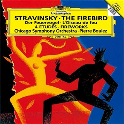 스크라빈스키: 불새, 4개의 연습곡, 불꽃놀이 (Stravinsky: The Firebird, 4 Etudes, Fireworks) (일본 타워레코드 독점 한정반)(CD) - Pierre Boulez