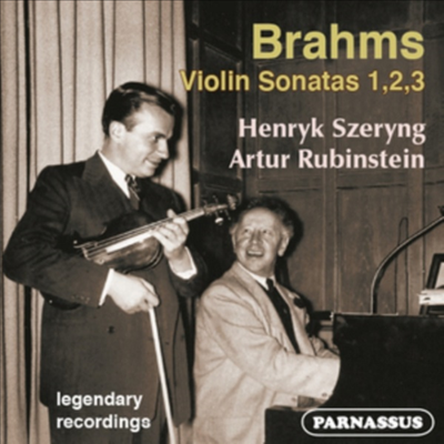 브람스: 바이올린 소나타 1-3번 (Brahms: Violin Sonata No.1-3)(CD) - Henryk Szeryng