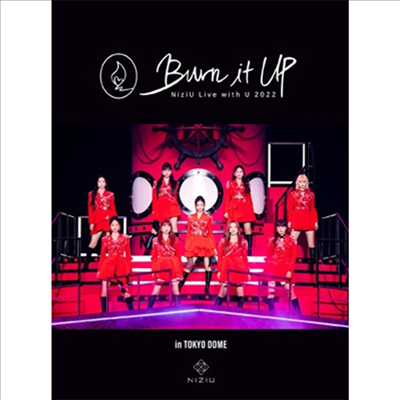 NiziU (니쥬) - Live With U 2022 &quot;Burn It Up&quot; In Tokyo Dome (2Blu-ray) (완전생산한정반)(Blu-ray)(2023)