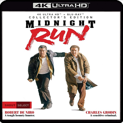 Midnight Run (Collector's Edition) (미드나잇 런) (1988)(한글무자막)(4K Ultra HD + Blu-ray)