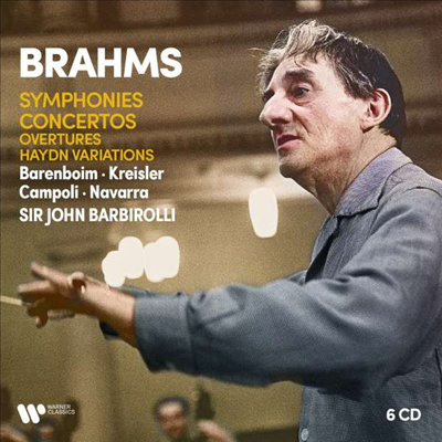 브람스: 교향곡 & 협주곡 전곡 (Brahms: The Complete Symphonies & Concertos) (6CD Boxset) - John Barbirolli
