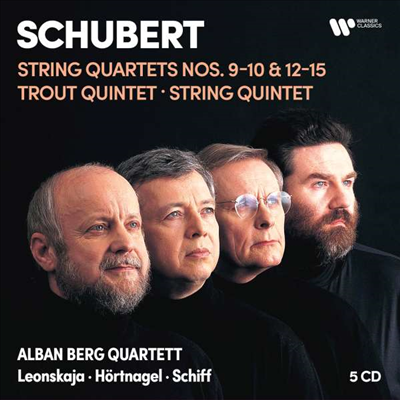 슈베르트: 현악 사중주, 피아노 오중주 '송어' & 현악 오중주 (Schubert: String Quartets,Trout Quintet & String Quintet) (5CD Boxset) - Alban Berg Quartett