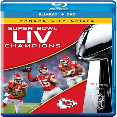 Super Bowl LIV Champions: Kansas City Chiefs (NFL 슈퍼볼 54회 챔피언스: 캔자스시티 치프스)(한글무자막)(Blu-ray + DVD)