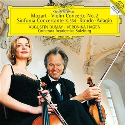 모차르트: 바이올린 협주곡 2번, 협주 교향곡 (Mozart: Violin Concerto No.2, Sinfonia Concertante K.364) (일본 타워레코드 독점 한정반)(CD) - Augustin Dumay
