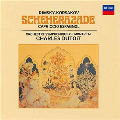 림스키-코르사코프: 세헤라자데, 스페인 기상곡 (Rimsky-Korsakov: Scheherazade, Capriccio espagnol) (일본 타워레코드 독점 한정반)(CD) - Charles Dutoit