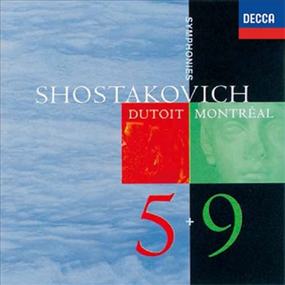 쇼스타코비치: 교향곡 5, 9번 (Shostakovich: Symphony No.5 &amp; No.9) (일본 타워레코드 독점 한정반)(CD) - Charles Dutoit